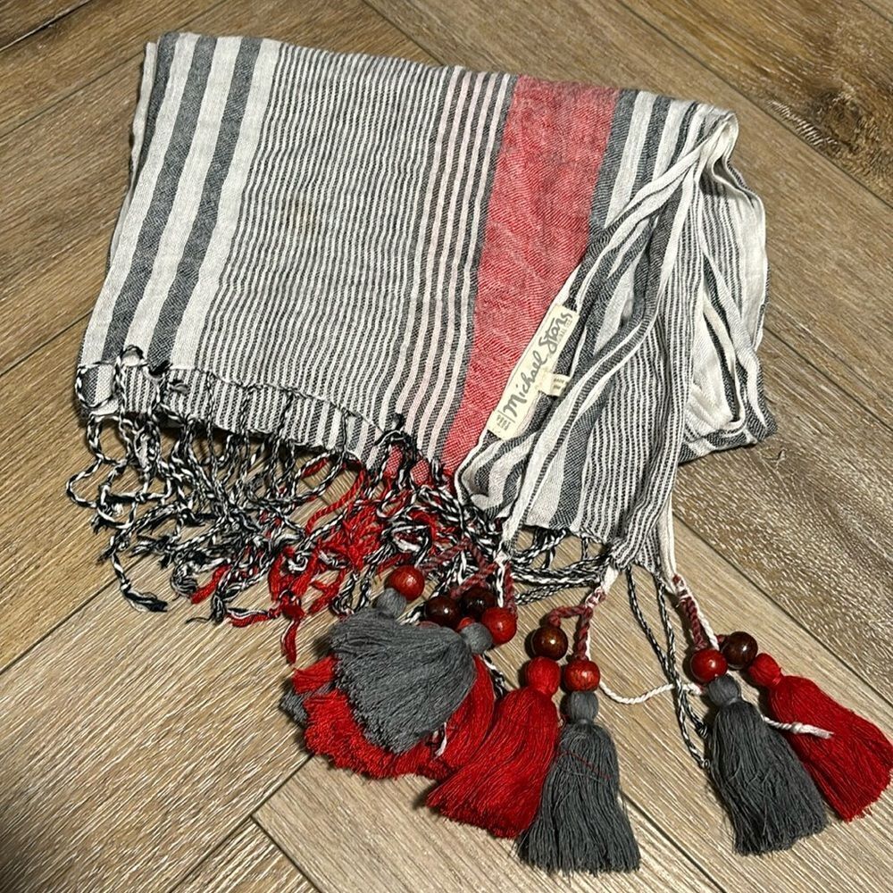 Michael Stars Beaded Scarf